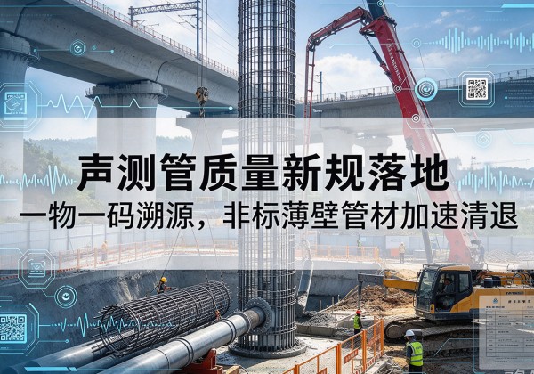 泾川声测管质量新规落地，一物一码溯源，非标薄壁管材加速清退